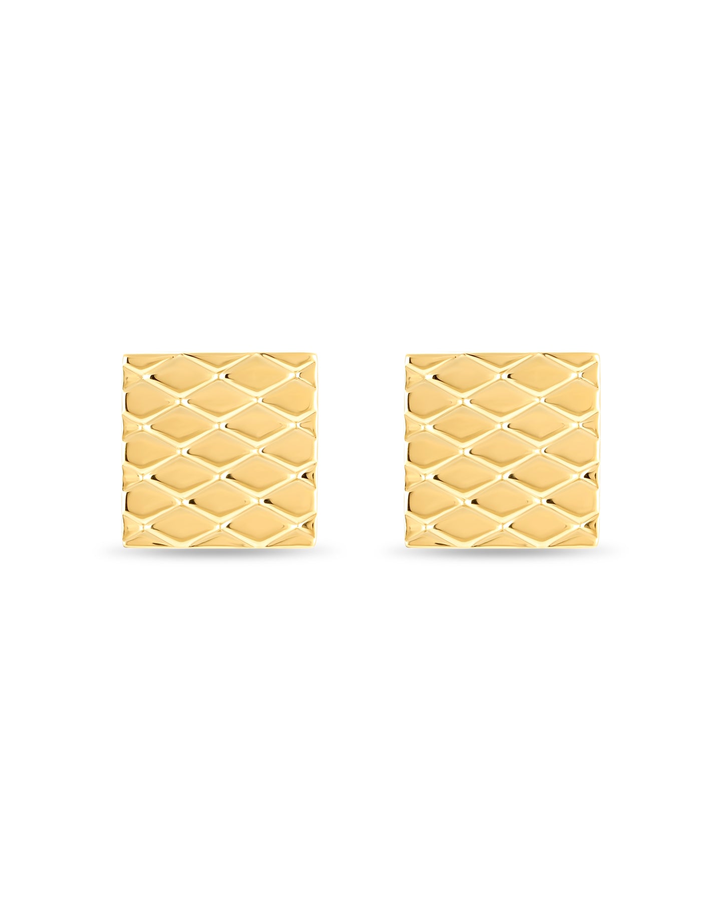 Signature (S) Earrings - Gold